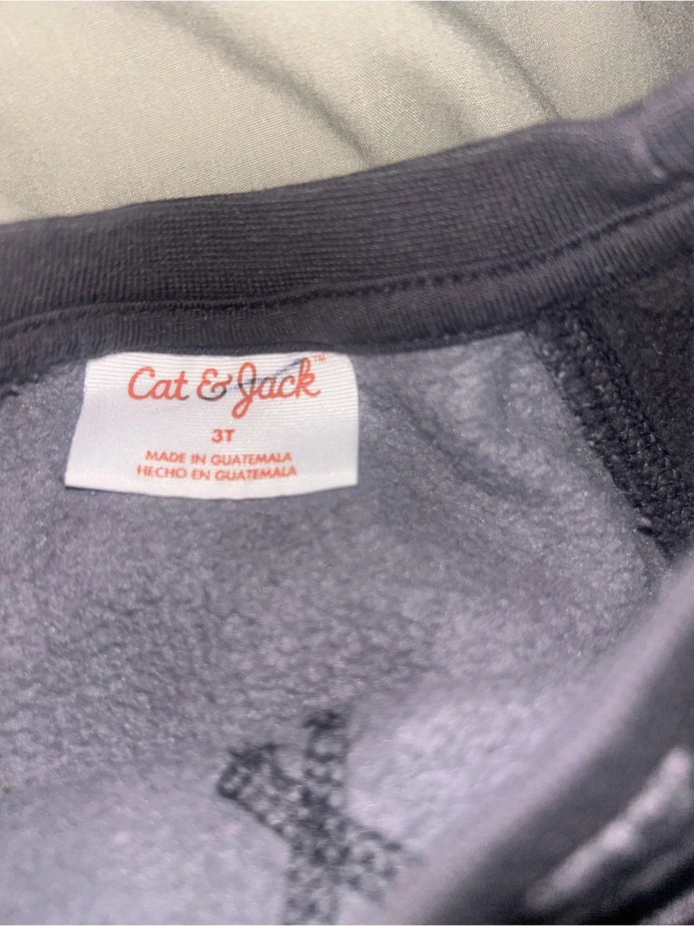 🌼2 for $5🌼 Cat & Jack Black and Gray Crewneck Sweater with Geometric Print